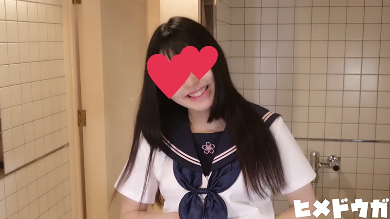 【完全素人】JDマリナ才その３、完全顏出し、アイドル級美少女を診察台でじっくり観察