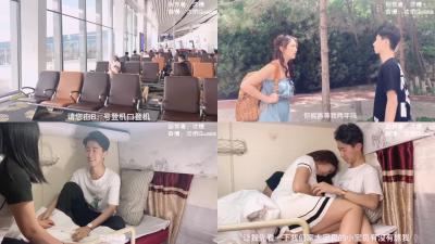 替身女优沈樵第6弹：火车卧铺偶遇前任，狭小车厢激烈交合震动不断！